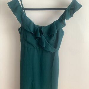 Lulu's Teal Strappy Dress